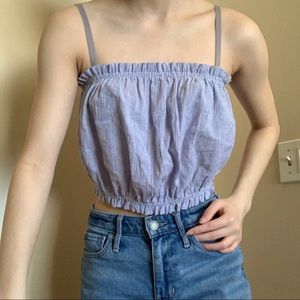 F21 striped tube top